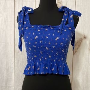 American Eagle Ruched Crop Top